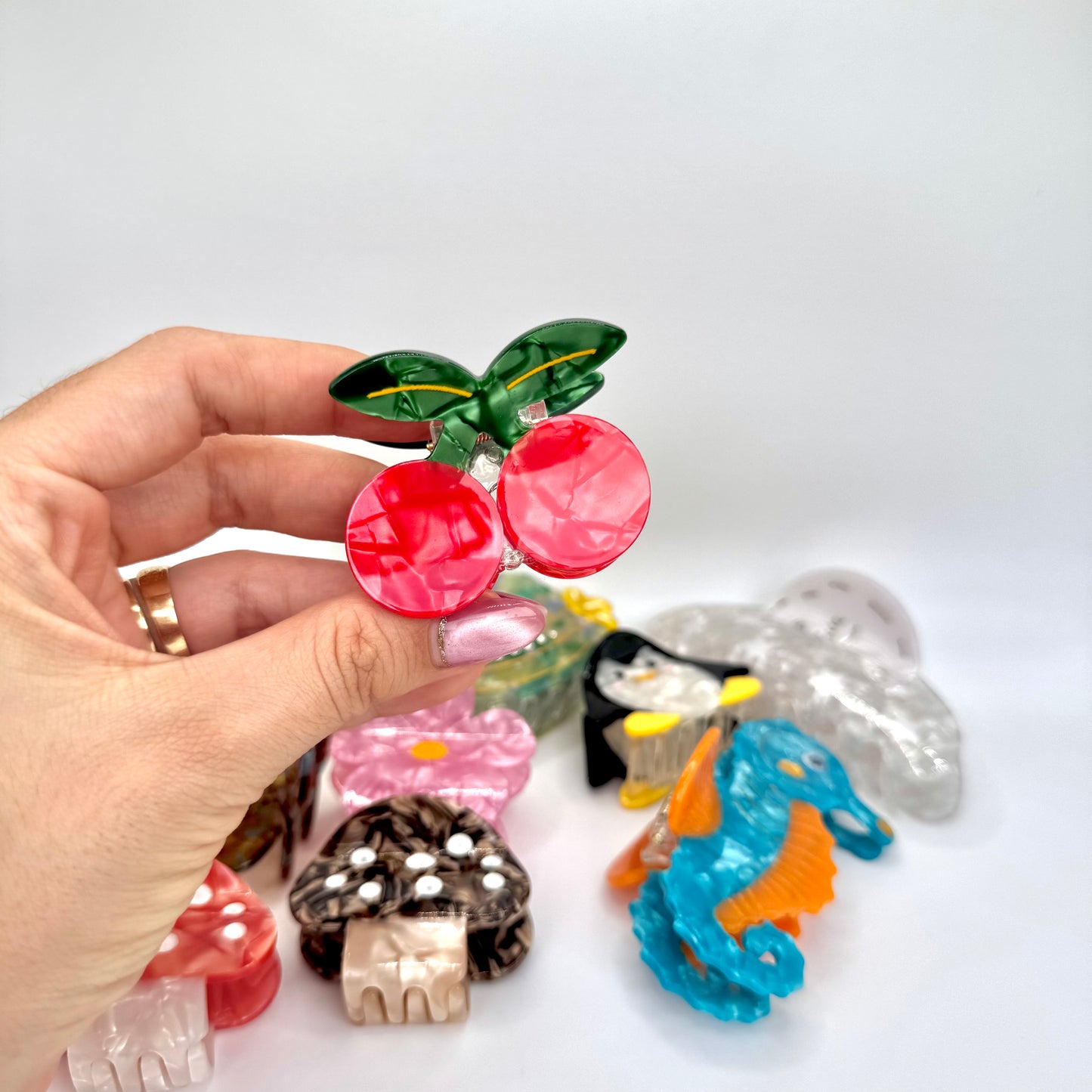 Hair Clip Cerezas