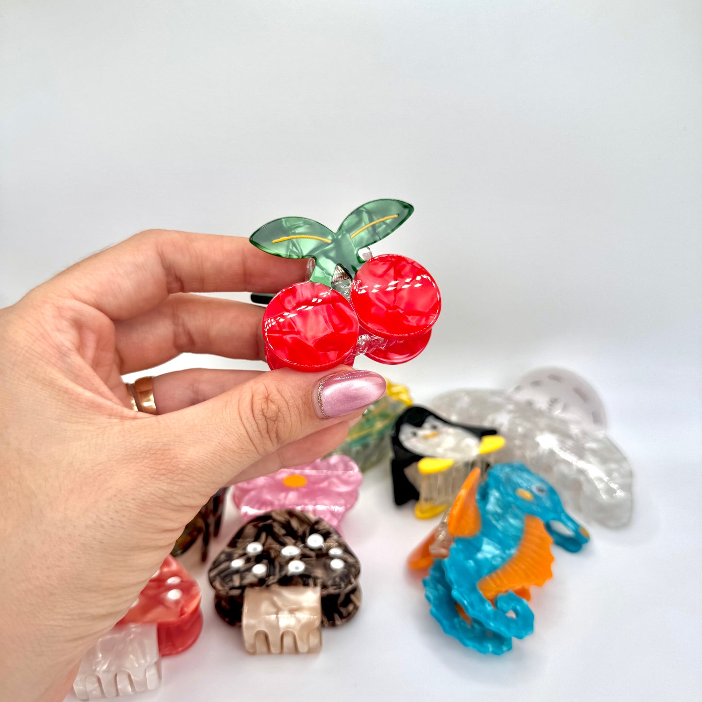 Hair Clip Cerezas
