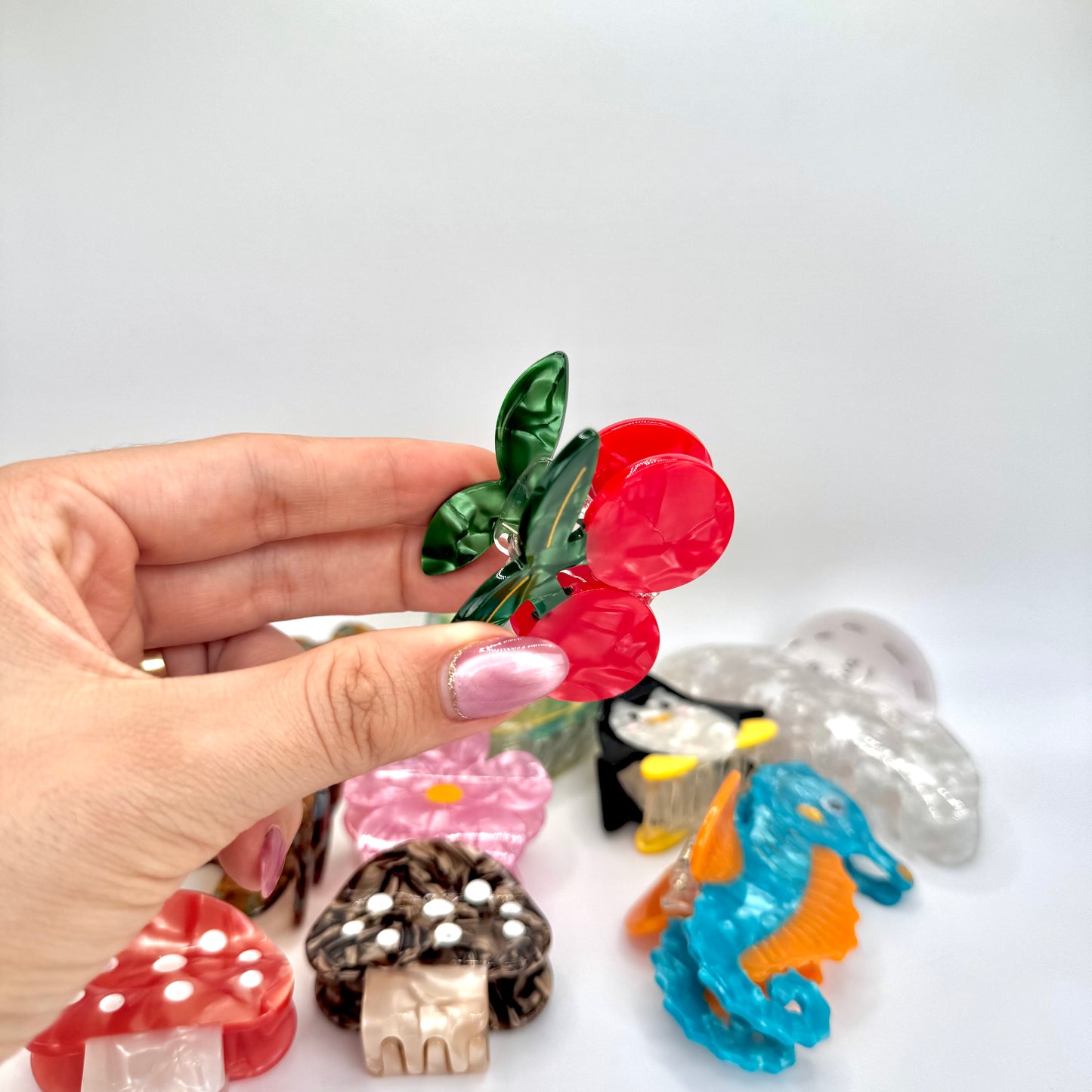 Hair Clip Cerezas