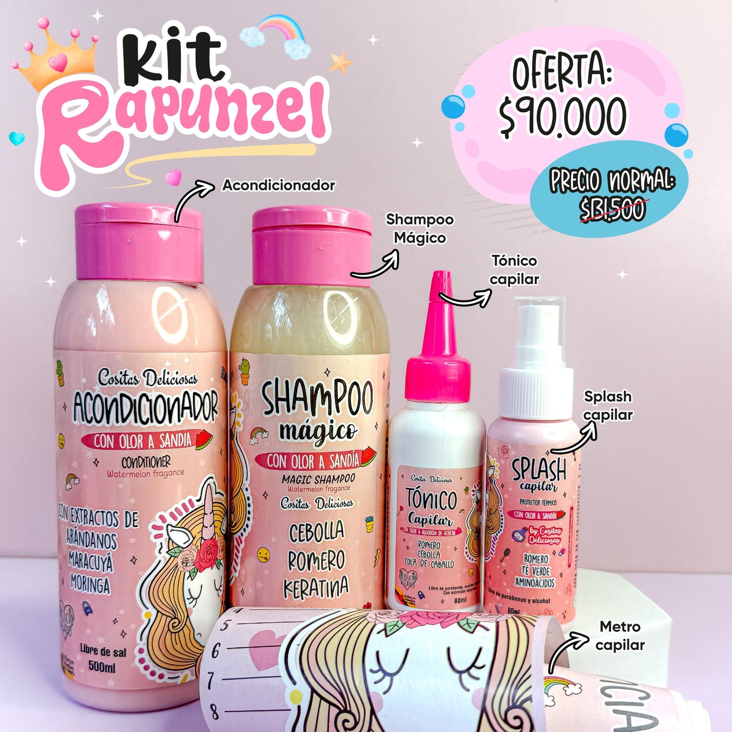 Kit Rapunzel Cositas Deliciosas