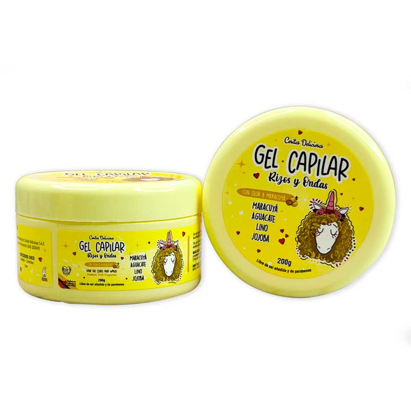 Gel Capilar Rizos y Ondas 200 gr Cositas Deliciosas