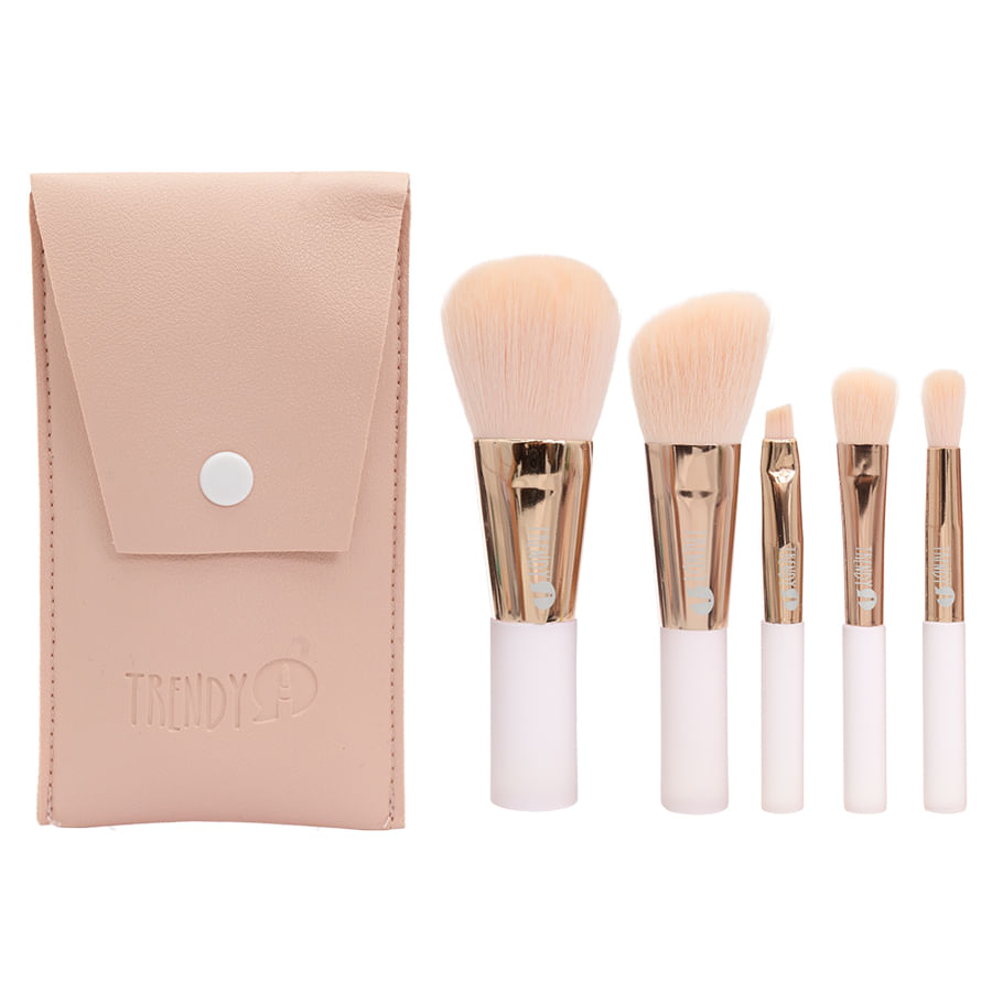 Kit X5 Brochas Cristal Trendy
