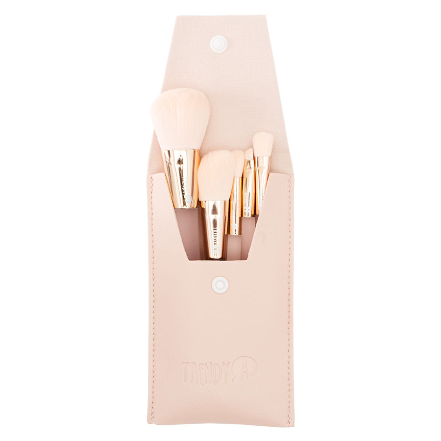 Kit X5 Brochas Cristal Trendy