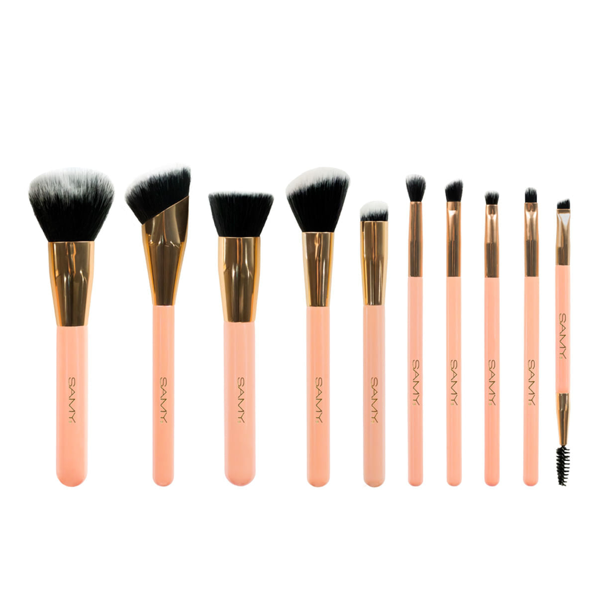 Kit X10 Brochas Sunset Glam Samy