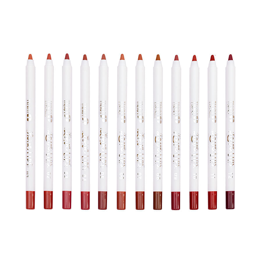 Kit X12 Delineadores de Labios Love Lips Trendy