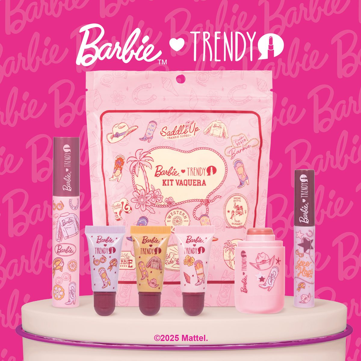 Kit Barbie Vaquera Trendy