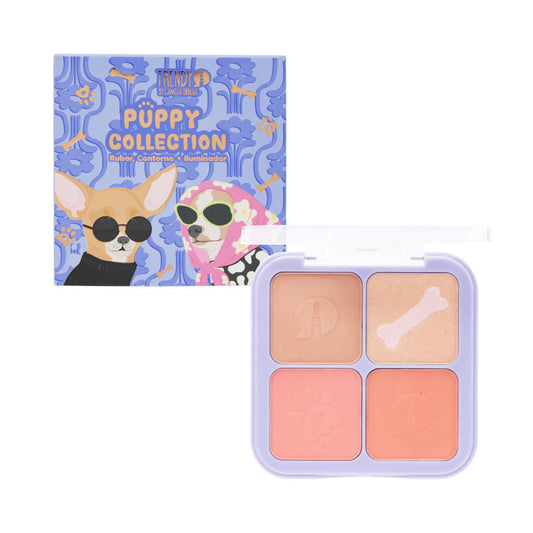 Paleta Rubor e Iluminador Puppy Trendy