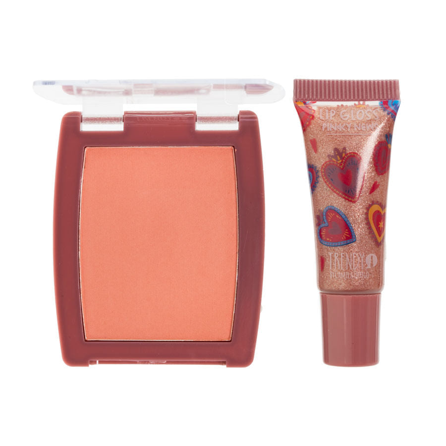 Kit Rubor y Gloss Pinky News Trendy