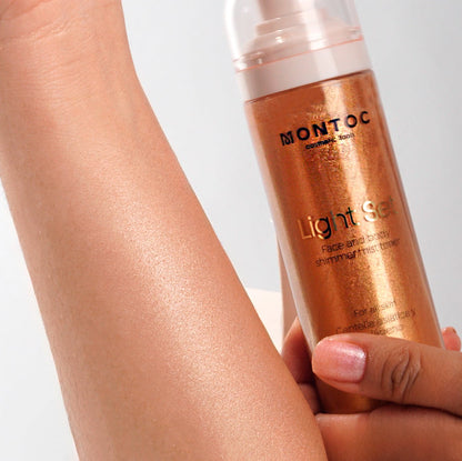 Tónico Iluminador Shimmer Mist Toner Light Set Montoc