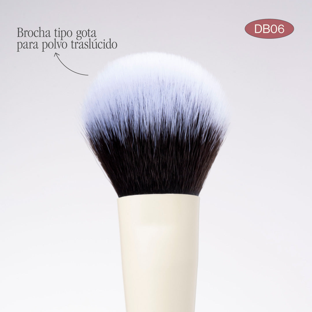 Brocha Duo Glam 06 Iluminador / Polvo Atenea