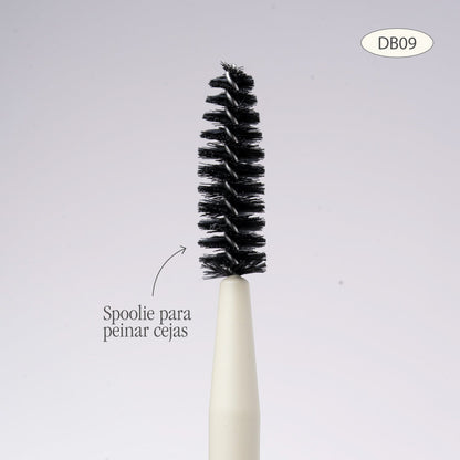 Brocha Duo Glam 09 Cejas y Espátula Atenea