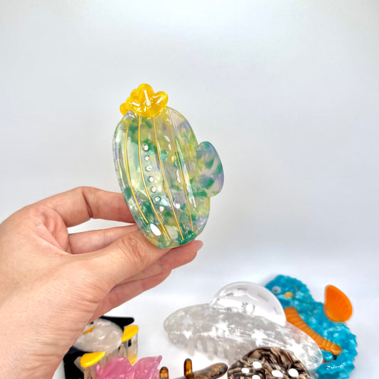 Hair Clip Cactus