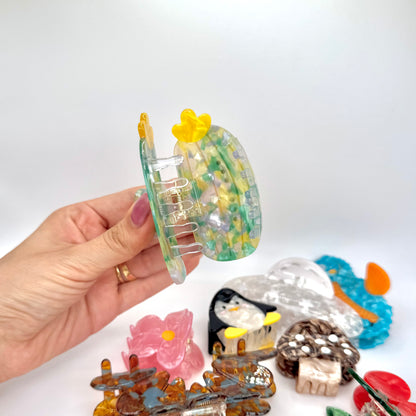 Hair Clip Cactus