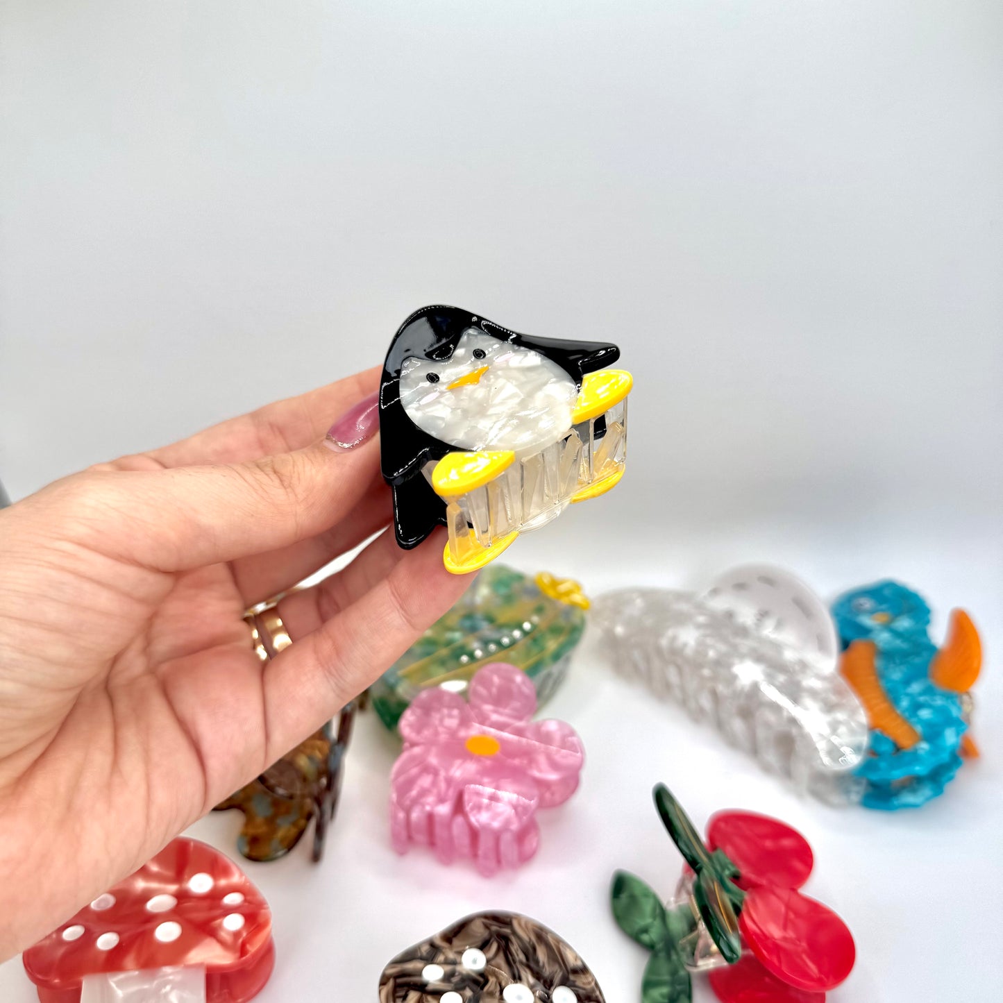 Hair Clip Pingüino