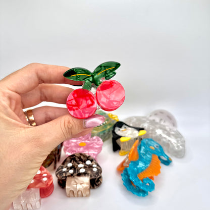 Hair Clip Cerezas