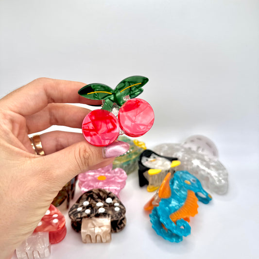 Hair Clip Cerezas