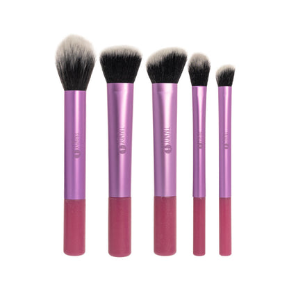 Kit X5 Brochas Piel Morado Trendy
