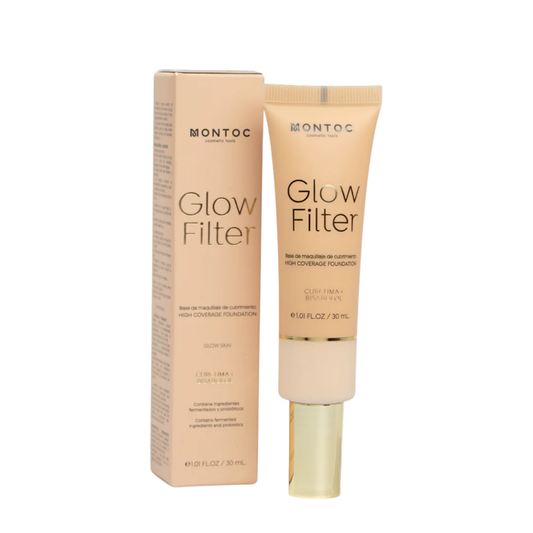 Base Glow Filter Alta Cobertura Montoc