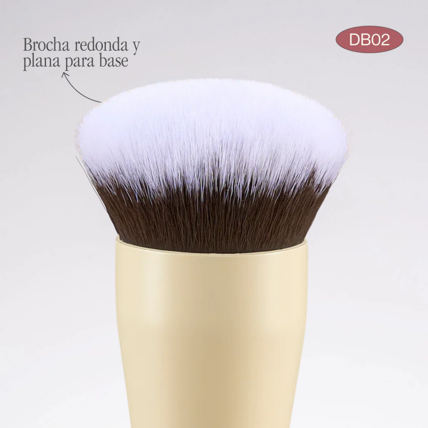 Brocha Duo Glam 02 Base / Productos en Crema Atenea