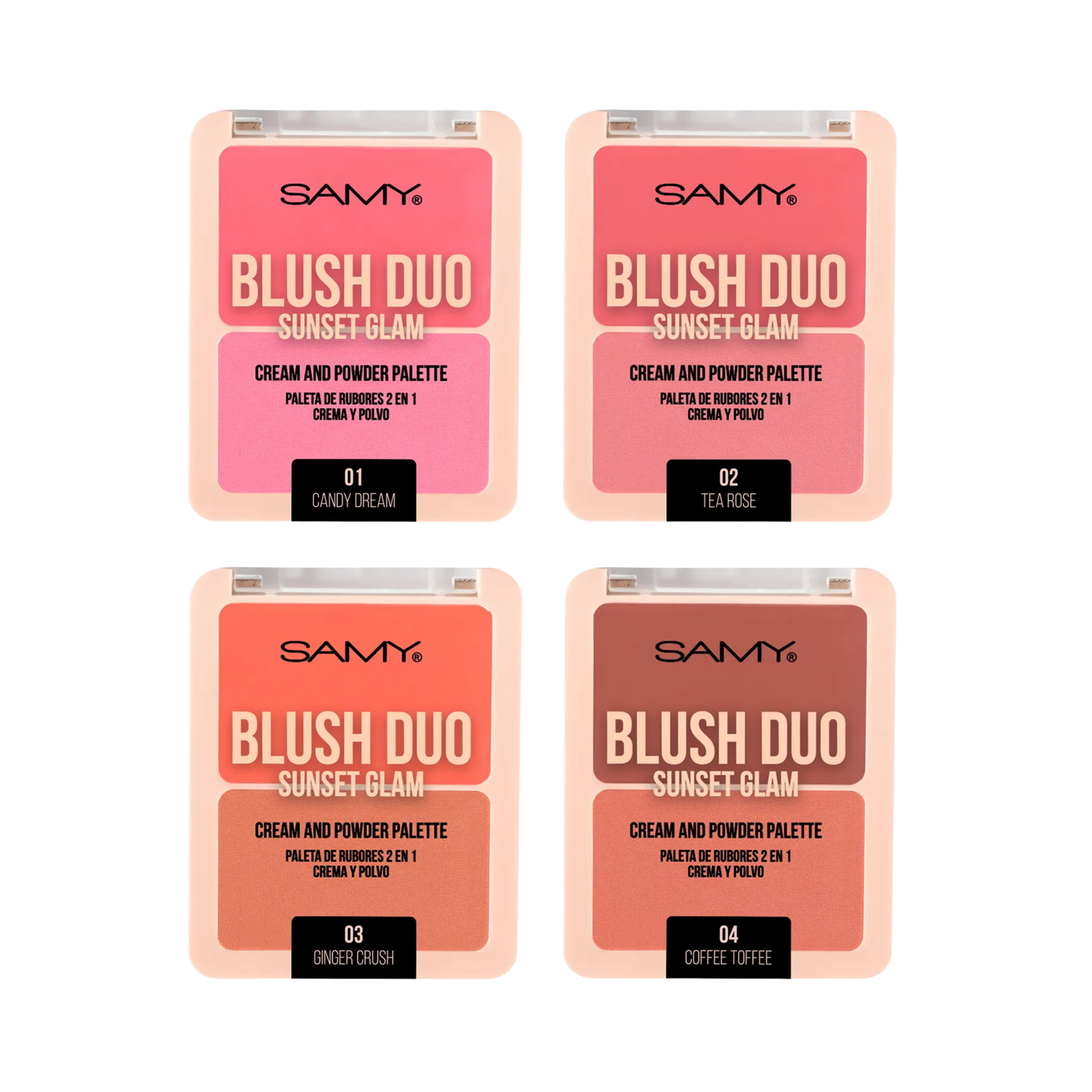 Rubor 2 en 1 Sunset Glam Samy