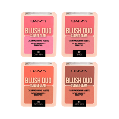 Rubor 2 en 1 Sunset Glam Samy