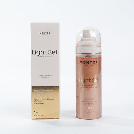 Tónico Iluminador Shimmer Mist Toner Light Set Montoc