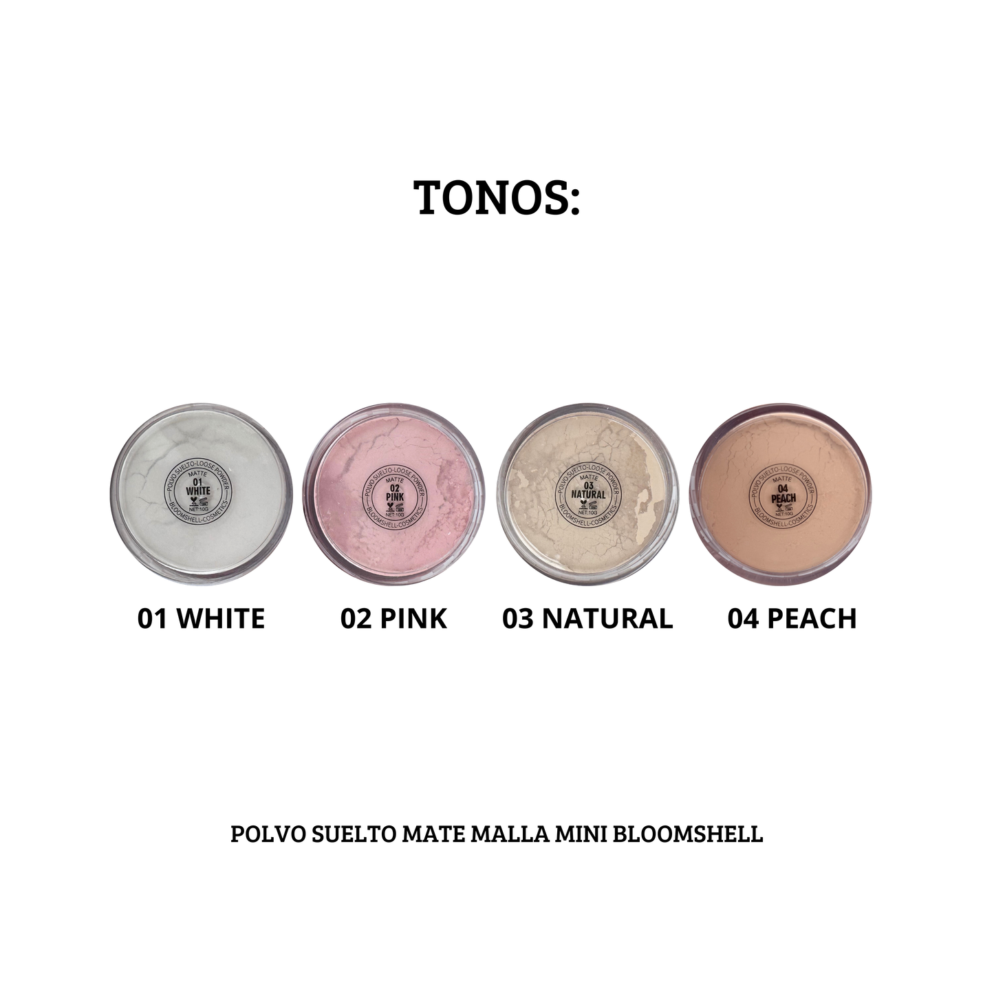 Polvo Suelto Malla Mini Bloomshell