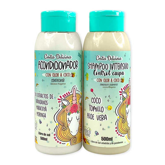Kit Básico Anticaspa 500 ml Cositas Deliciosas