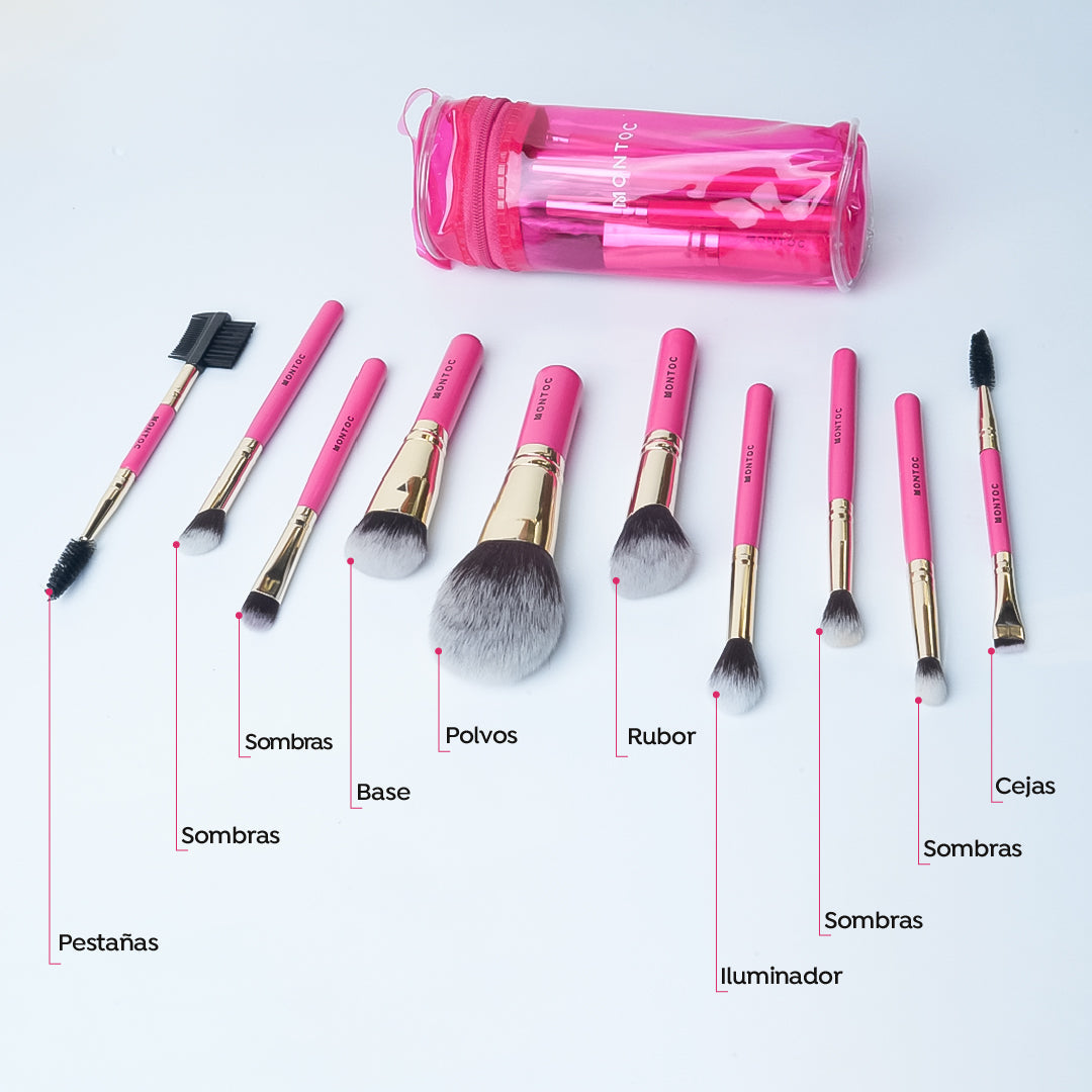 Kit X10 Brochas Viajero Ref. Ona Montoc